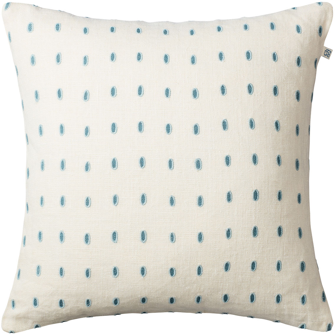 샤트왈앤욘손 dr_op 쿠션 커버 오프 화이트 / Heaven 블루 / Aqua 50x50 cm Chhatwal & Jonsson Drop Cushion Cover Off White / Heaven Blue / Aqua  50x50 cm 06279