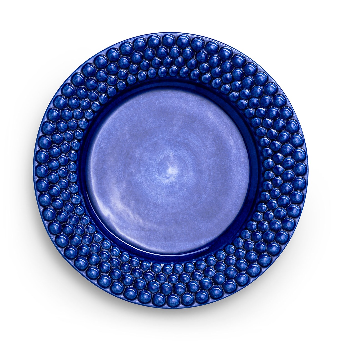 버블즈 접시 28 cm, 블루