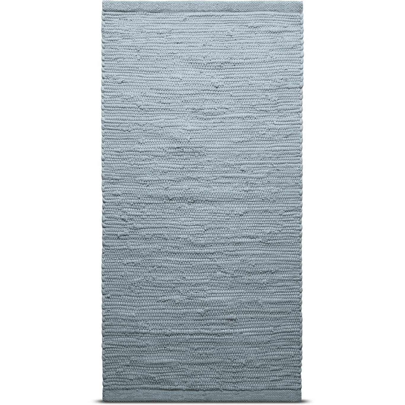 Cotton Rug Light Grey, 75x200 cm